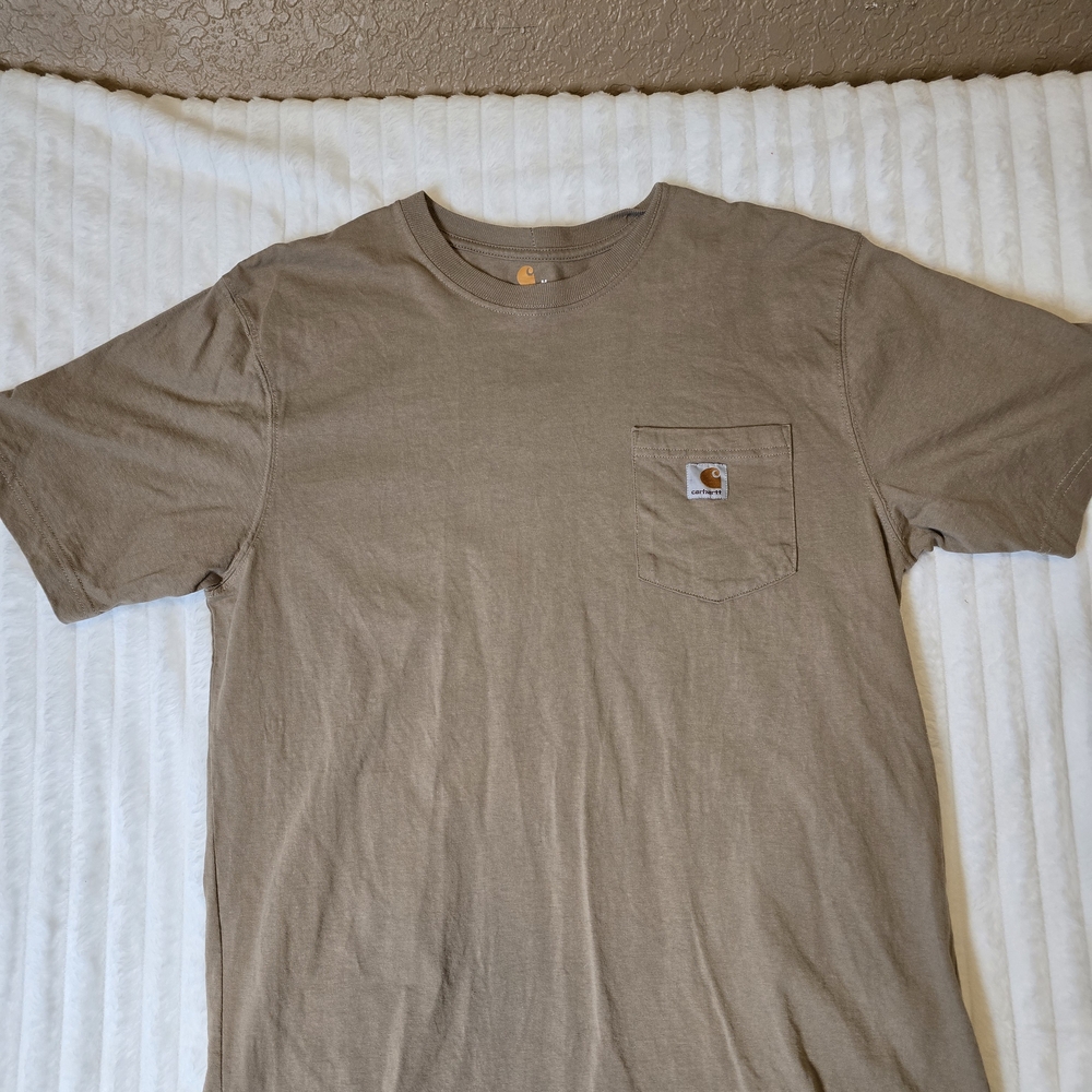 Carhartt Men's Tan Pocket T-Shirt